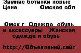 Зимние ботинки новые › Цена ­ 2 000 - Омская обл., Омск г. Одежда, обувь и аксессуары » Женская одежда и обувь   